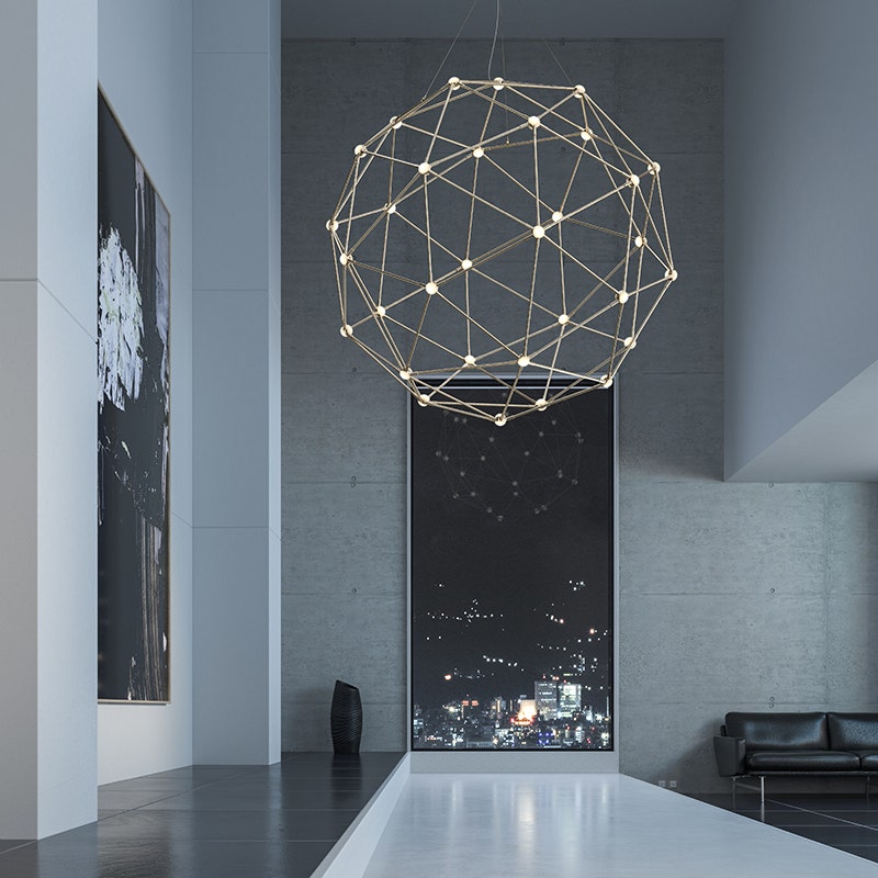 Constellation Hedron LED Pendant (with 20' Cords)