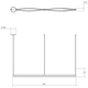 Ola Double Linear LED Pendant