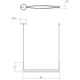 Ola Single Linear LED Pendant