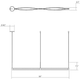 Ola Double Linear LED Pendant