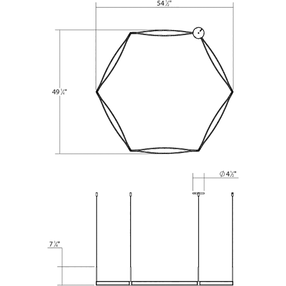 Ola Single Ring LED Pendant