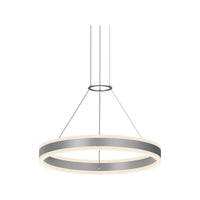 Double Corona 24" LED Ring Pendant