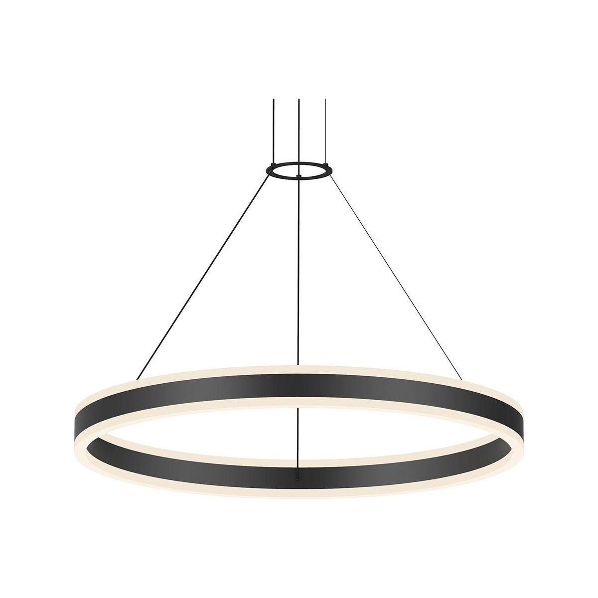 Double Corona 32" LED Ring Pendant