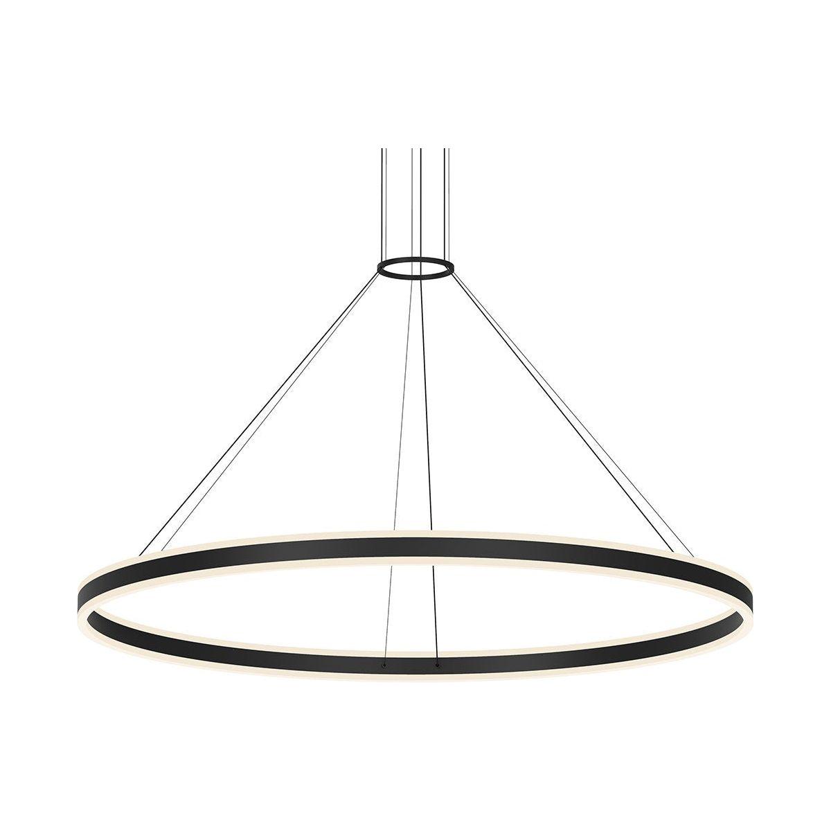 Double Corona 60" LED Ring Pendant