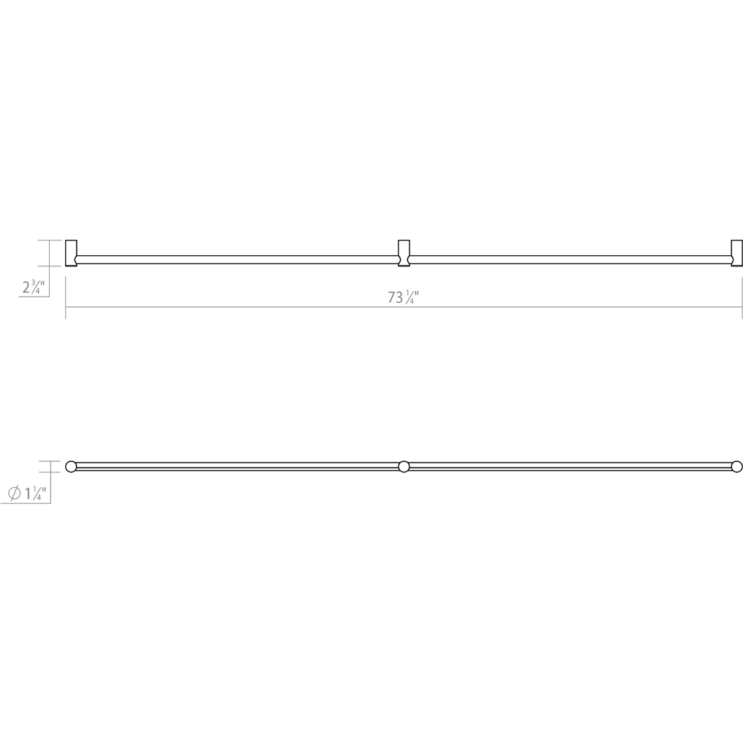 Purolinear 360 36" Double Linear LED Wall Bar