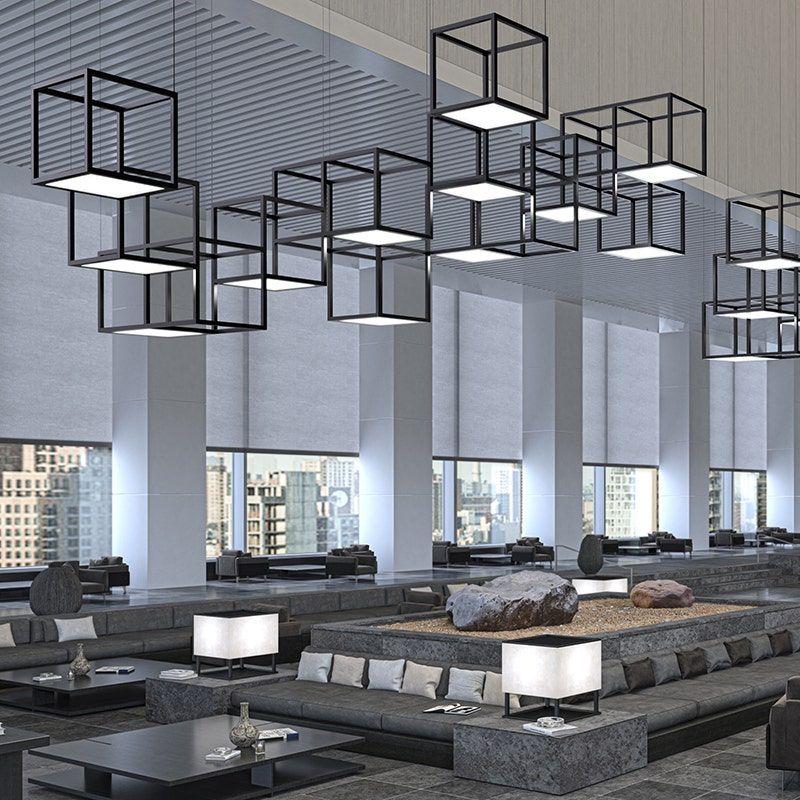 Cubix 6-Light LED Pendant