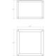 Cubix 1-Light Medium LED Surface Mount