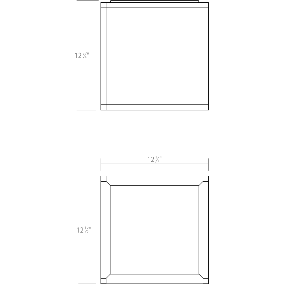 Cubix 1-Light Tall LED Surface Mount