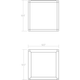 Cubix 1-Light Tall LED Surface Mount