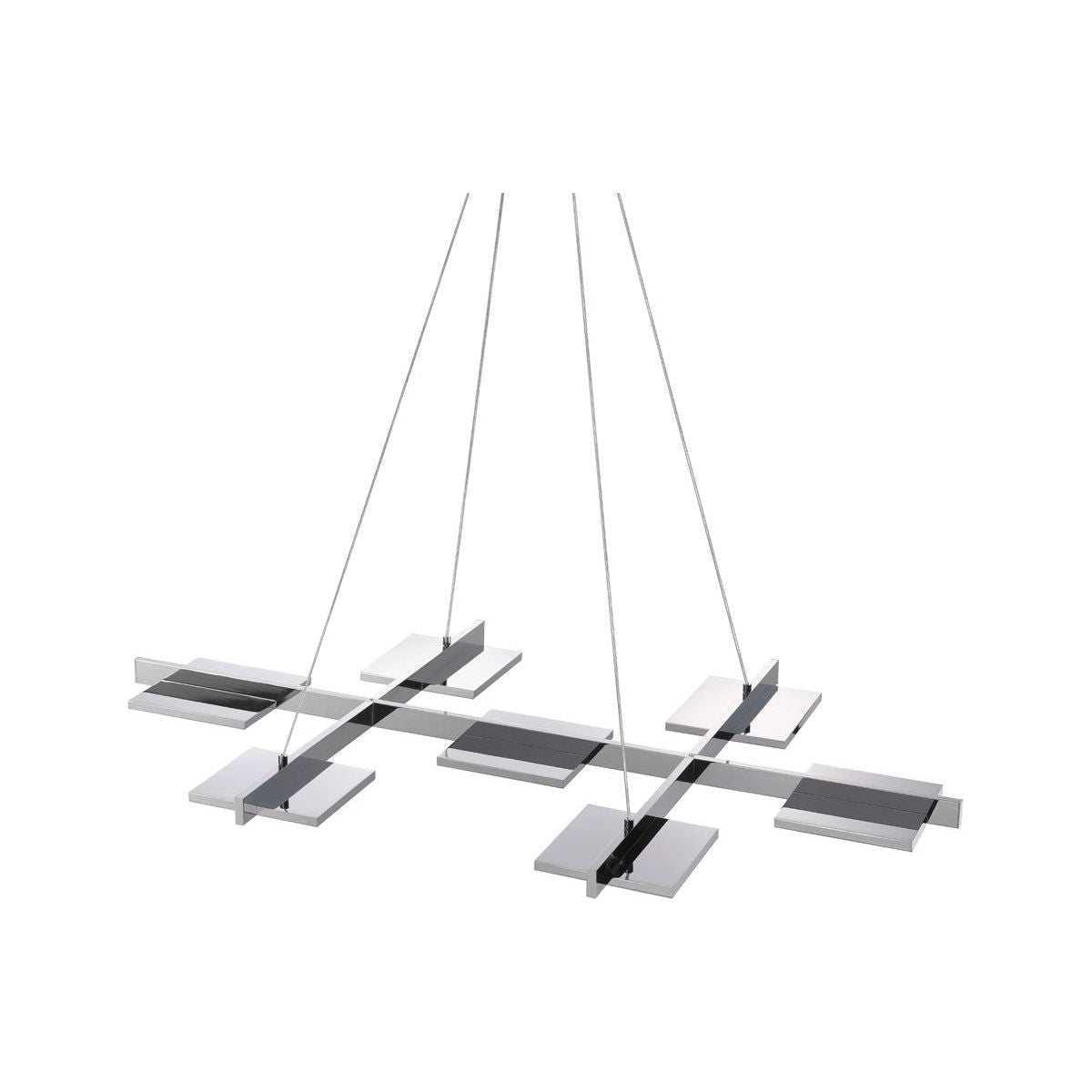 Panels 7-Light Rectangle LED Pendant