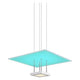 Chromaglo Spectrum LED Square Reflector Pendant
