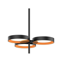 Light Guide Ring 3-Light LED Pendant