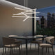 Stix 3-Arm LED Pendant