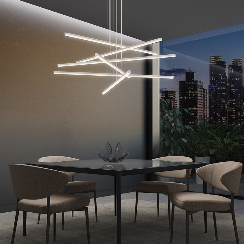 Stix 6-Arm LED Pendant (with 20' Cord)