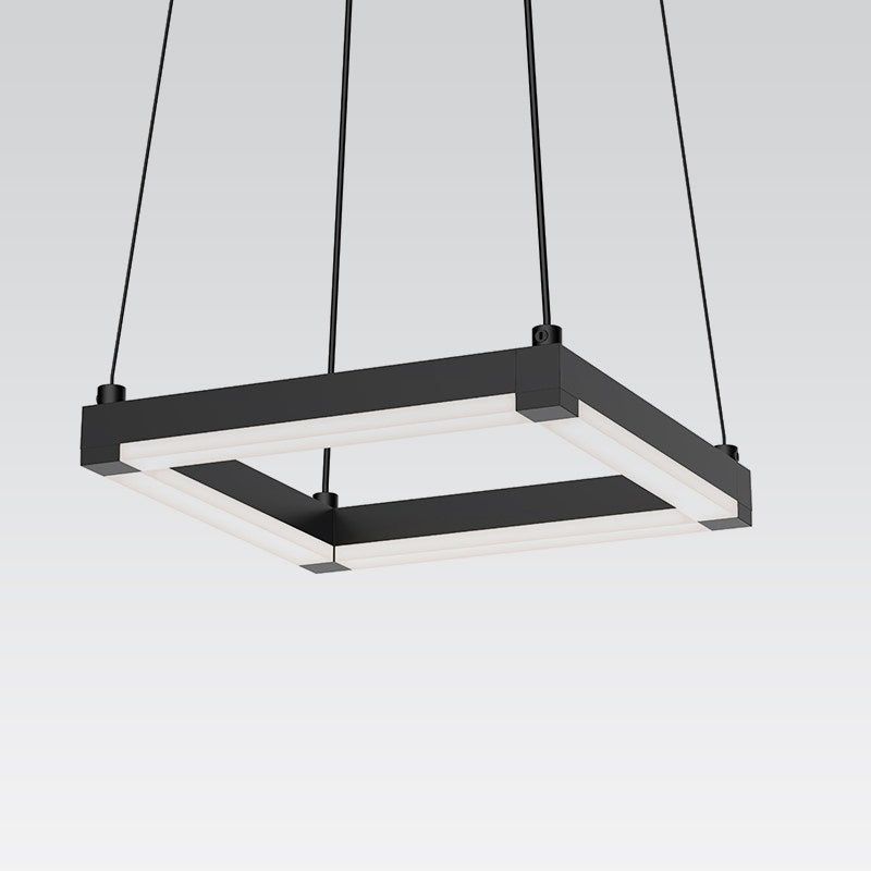 Stix 9" Square LED Pendant (with 20' Cord)