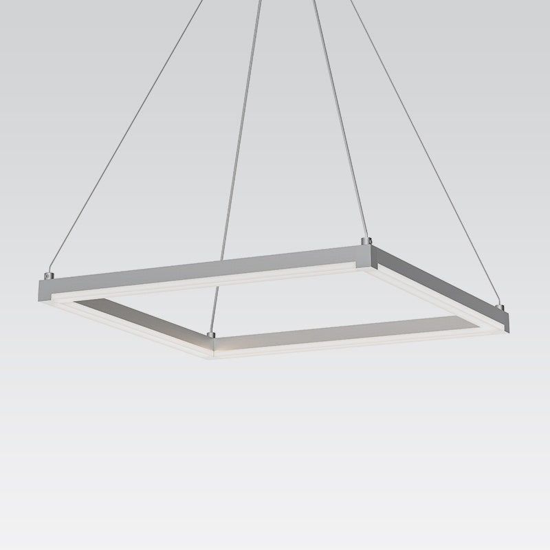 Stix 19" Square LED Pendant (with 20' Cord)