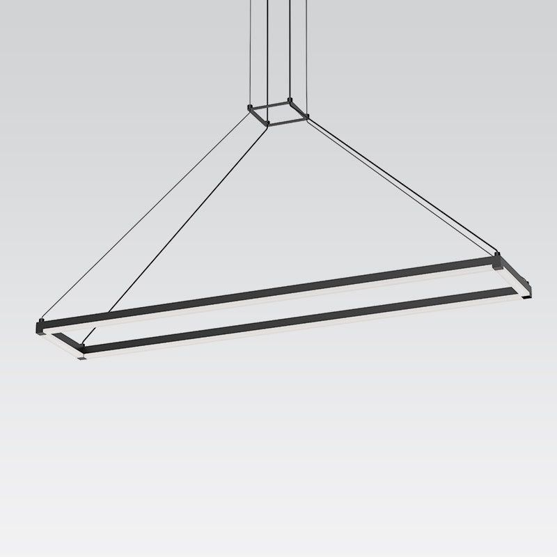 Stix 47" x 9" Rectangle LED Pendant (with 20' Cord)