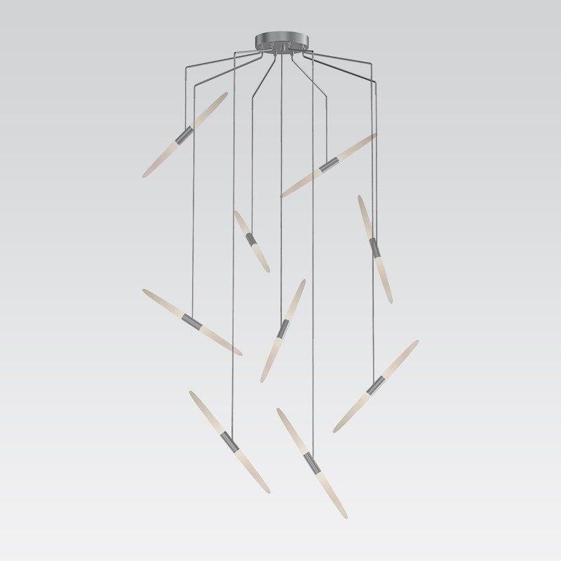 Ballet 9-Light Spreader LED Chandelier