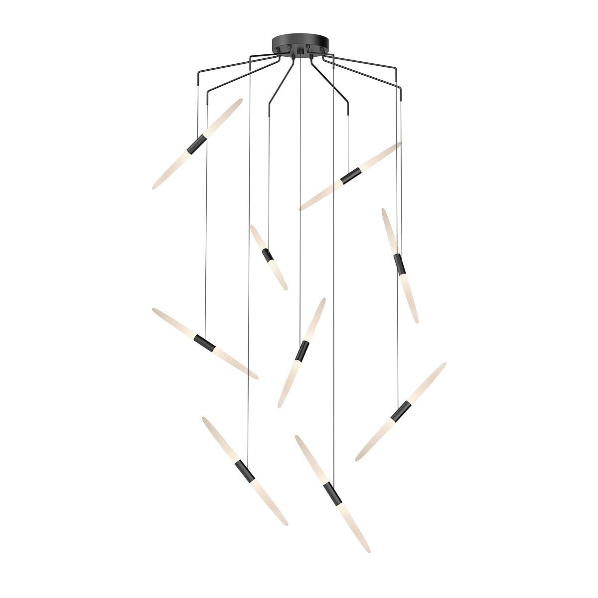 Ballet 9-Light Spreader LED Pendant (with 20' Cords)