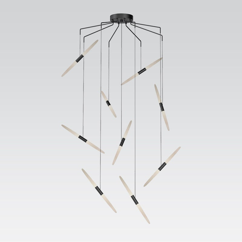 Ballet 9-Light Spreader LED Pendant (with 20' Cords)