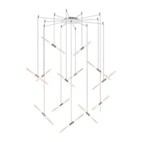 Ballet 13-Light Swag LED Chandelier