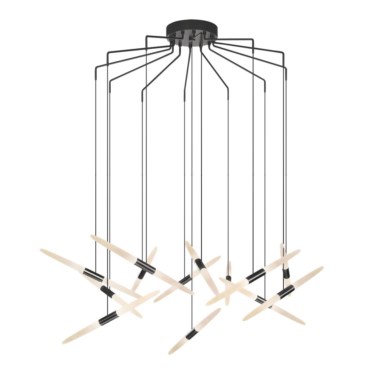 Ballet 13-Light Spreader LED Pendant (with 20' Cords)