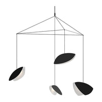 Papillons 4-Light Large LED Chandelier