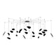 Papillons 24-Light Swag LED Chandelier
