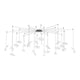 Papillons 24-Light Swag LED Chandelier