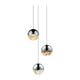 Grapes 3-Light Round Large LED Pendant