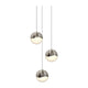 Grapes 3-Light Round Large LED Pendant