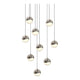 Grapes 9-Light Round Small LED Pendant