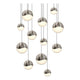 Grapes 12-Light Round Assorted LED Pendant