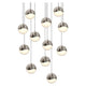 Grapes 12-Light Round Medium LED Pendant