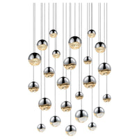 Grapes 24-Light Round Assorted LED Pendant