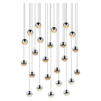Grapes 24-Light Round Small LED Pendant