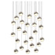 Grapes 24-Light Round Medium LED Pendant