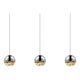 Grapes 3-Light Rectangle Large LED Pendant