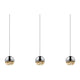 Grapes 3-Light Rectangle Medium LED Pendant