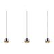 Grapes 3-Light Rectangle Small LED Pendant