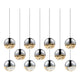 Grapes 11-Light Rectangle Large LED Pendant