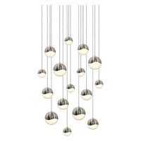 Grapes 16-Light Square Assorted LED Pendant