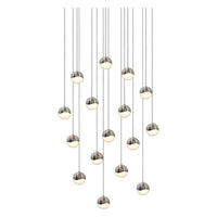 Grapes 16-Light Square Small LED Pendant