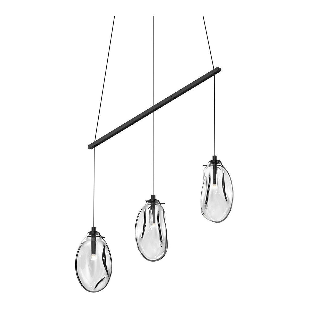 Liquid 3-Light Linear Spreader LED Pendant