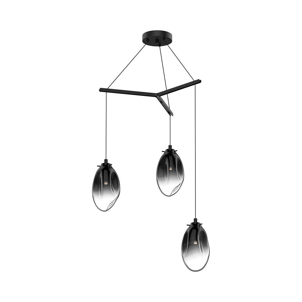 Liquid 3-Light Tri-Spreader LED Pendant