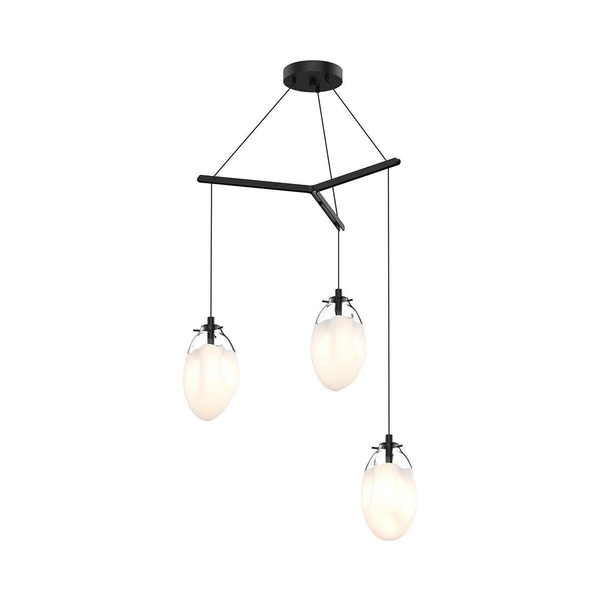 Liquid 3-Light Tri-Spreader LED Pendant