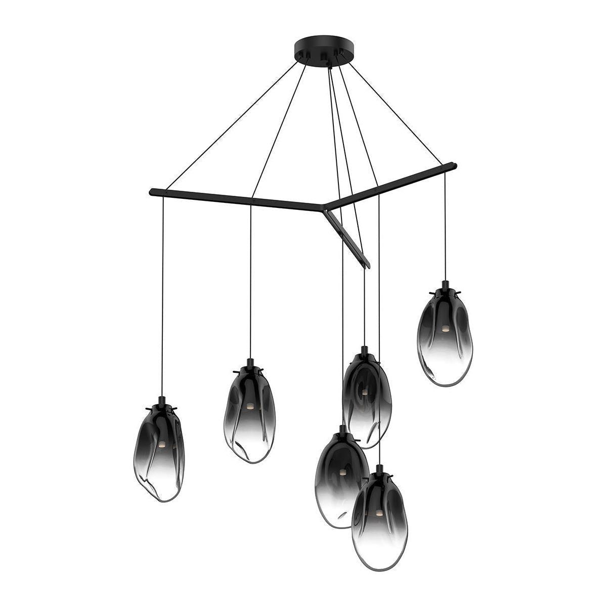 Liquid 6-Light Tri-Spreader LED Pendant