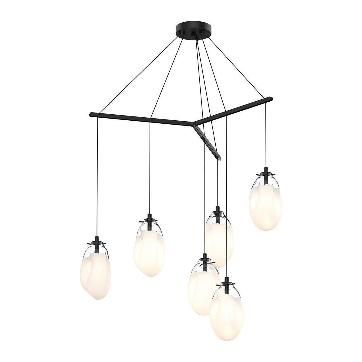 Liquid 6-Light Tri-Spreader LED Pendant