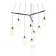 Liquid 9-Light Tri-Spreader LED Pendant