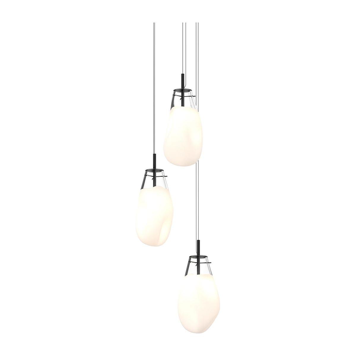 Liquid Large 3-Light Round LED Pendant